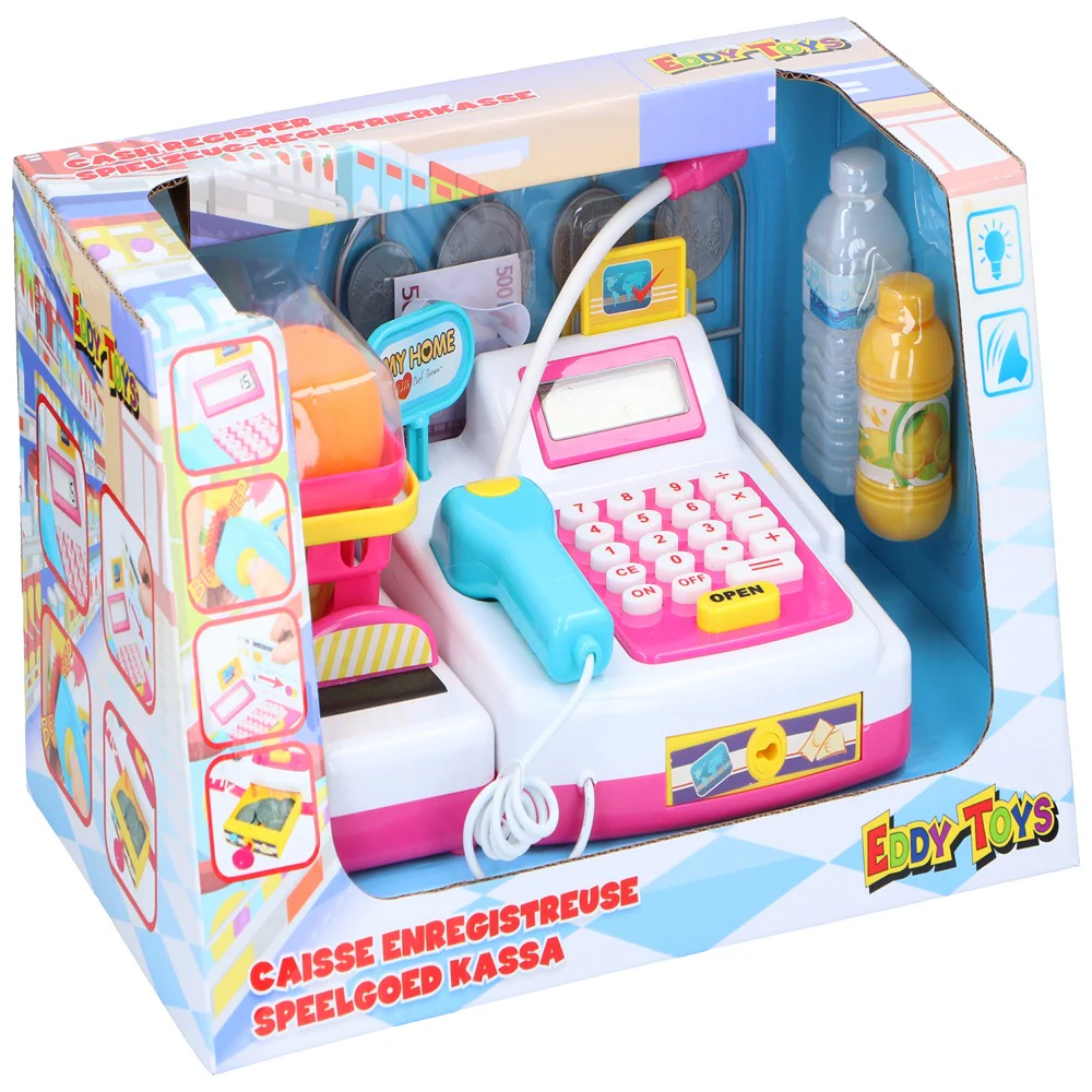 Eddy Toys Interactive Toy Cash Register Set | Includes Accessories - Image 2