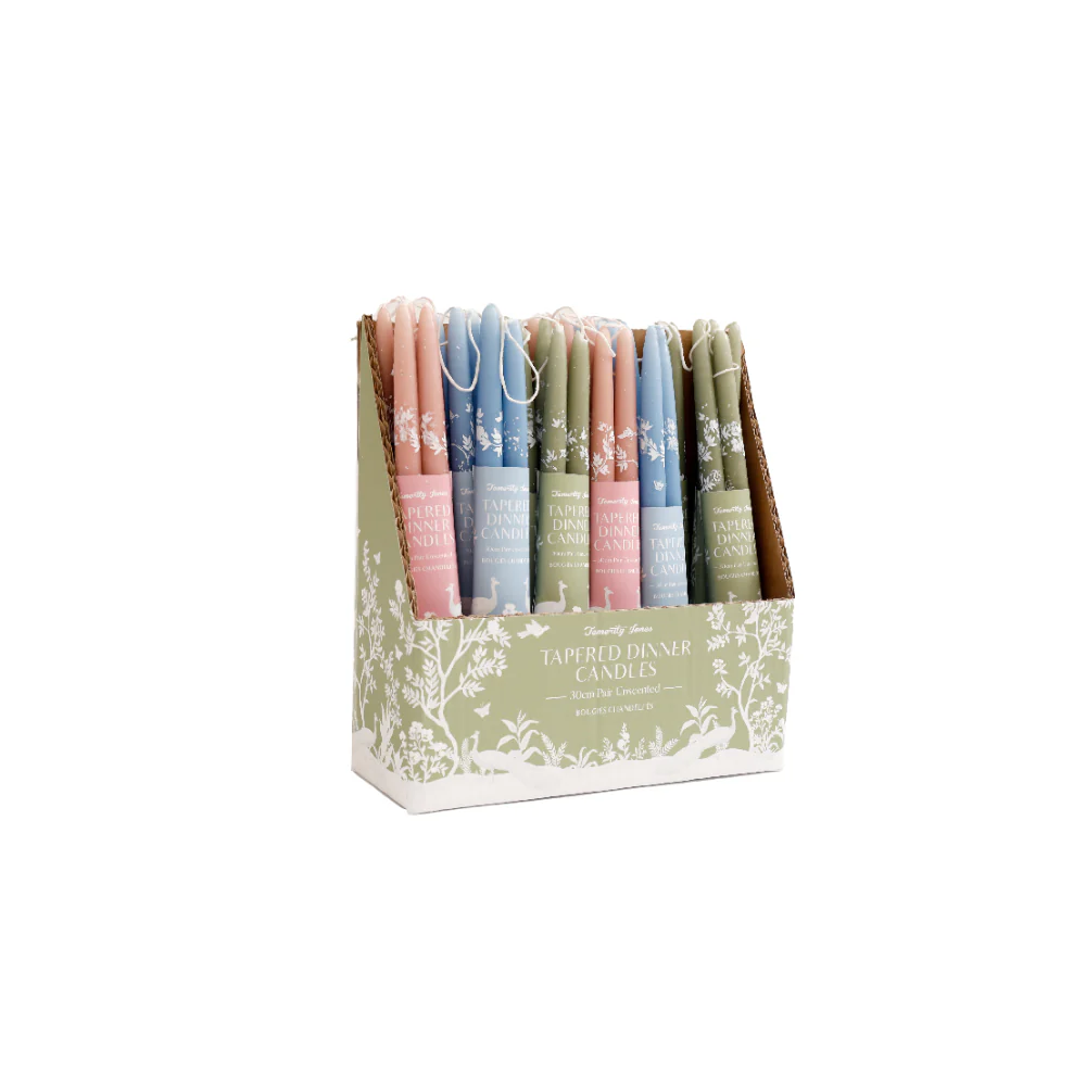 Elegant Taper Candle Set | Set of Two, Classic Taper Candle Shape