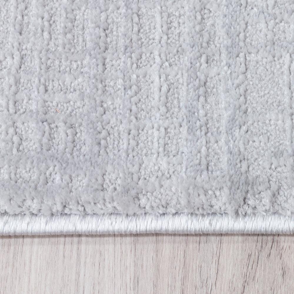 Elements Crisscross Grey Rug | Modern Geometric Design with Plush Comfort - Image 8