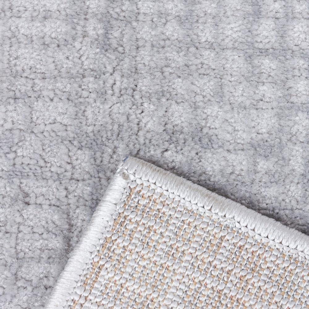 Elements Crisscross Grey Rug | Modern Geometric Design with Plush Comfort - Image 9