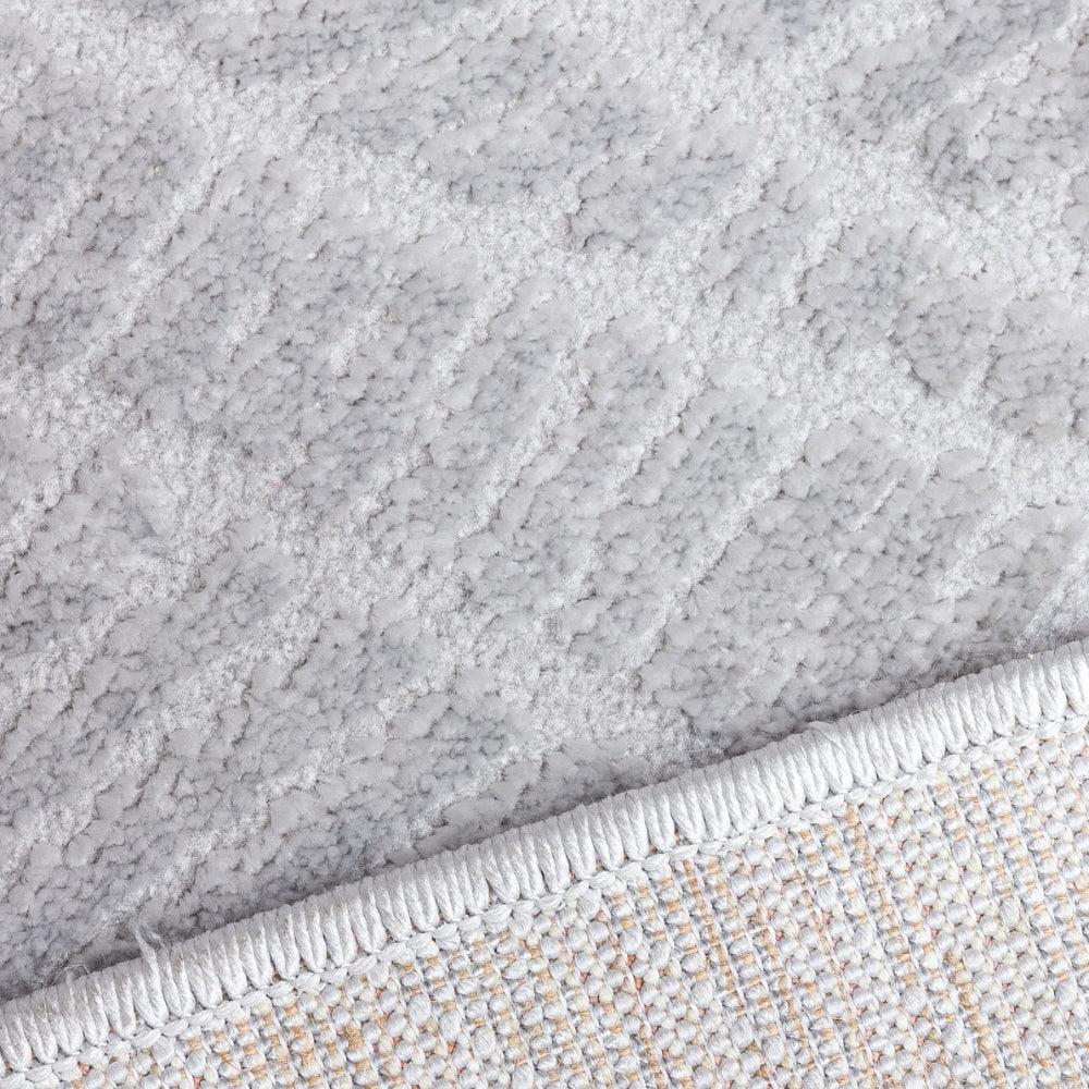 Elements Zahara Grey Rug | Soft & Modern Wave Design - Image 11