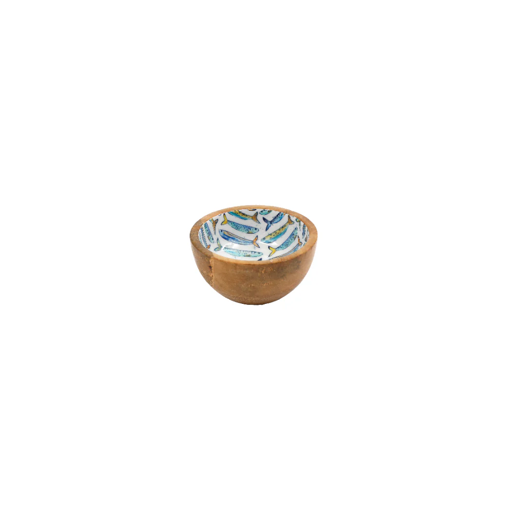 Enamelled Sardines Serving Bowl | 11cm Diameter