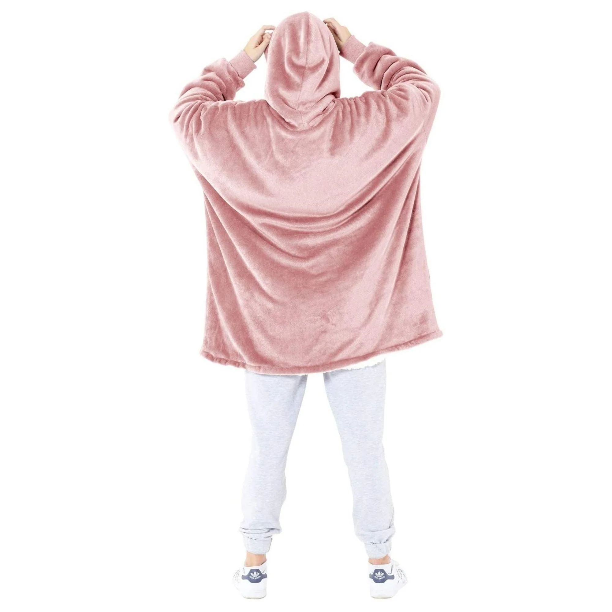 Eskimo Oversized Sherpa Hoodie | Warm & Cozy | Reversible | Sweatshirt Blanket - Image 10