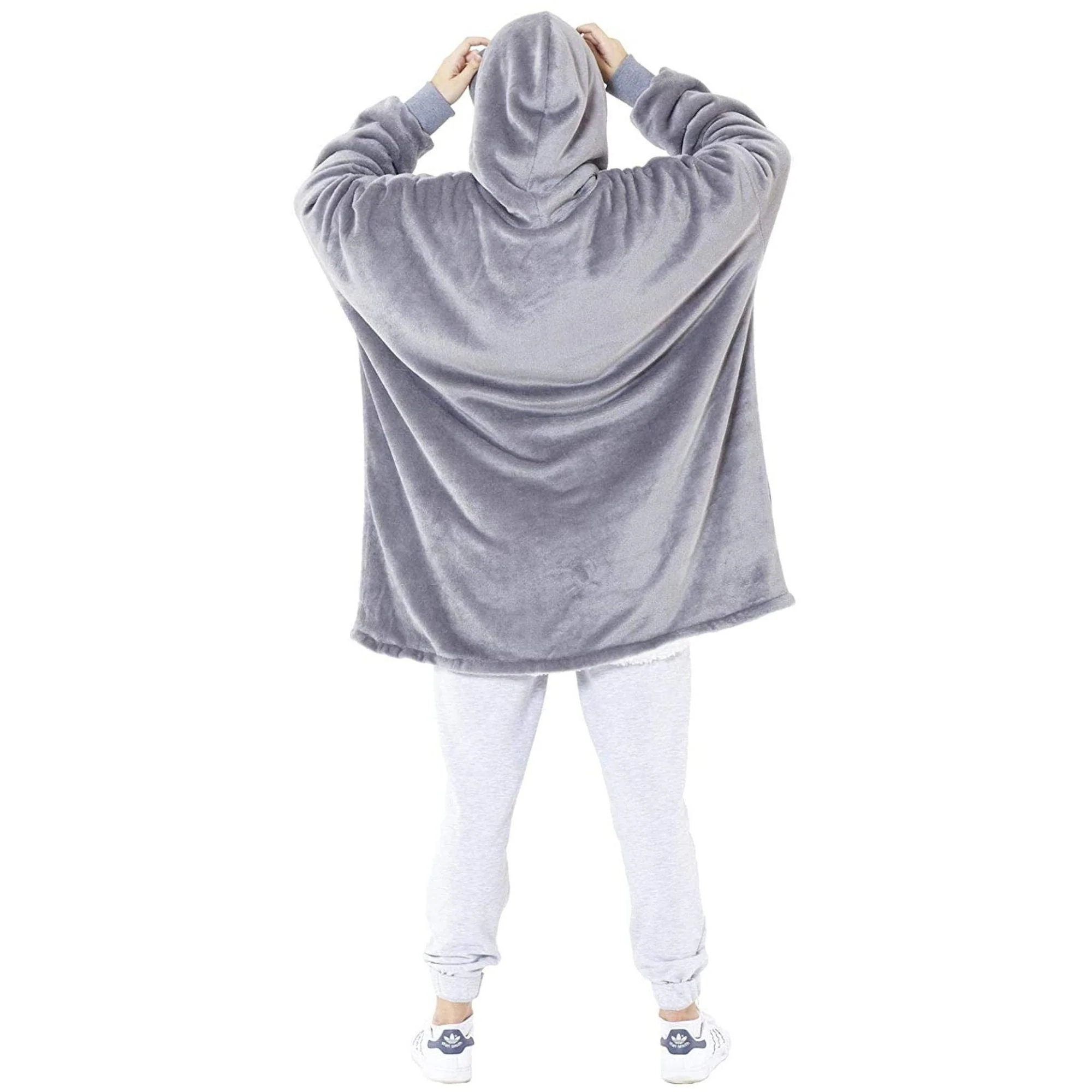 Eskimo Oversized Sherpa Hoodie | Warm & Cozy | Reversible | Sweatshirt Blanket - Image 7