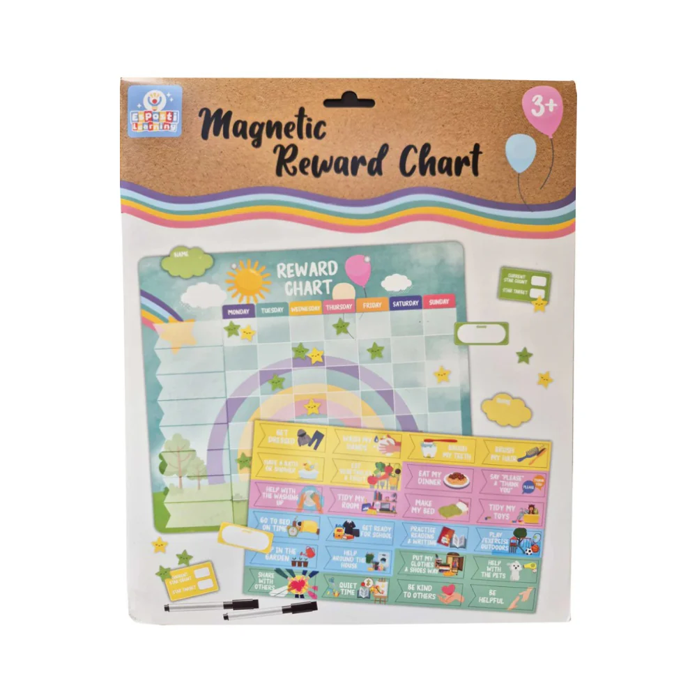 Esposti Magnetic Reward Chart for Kids | 38 x 31cm, Reusable