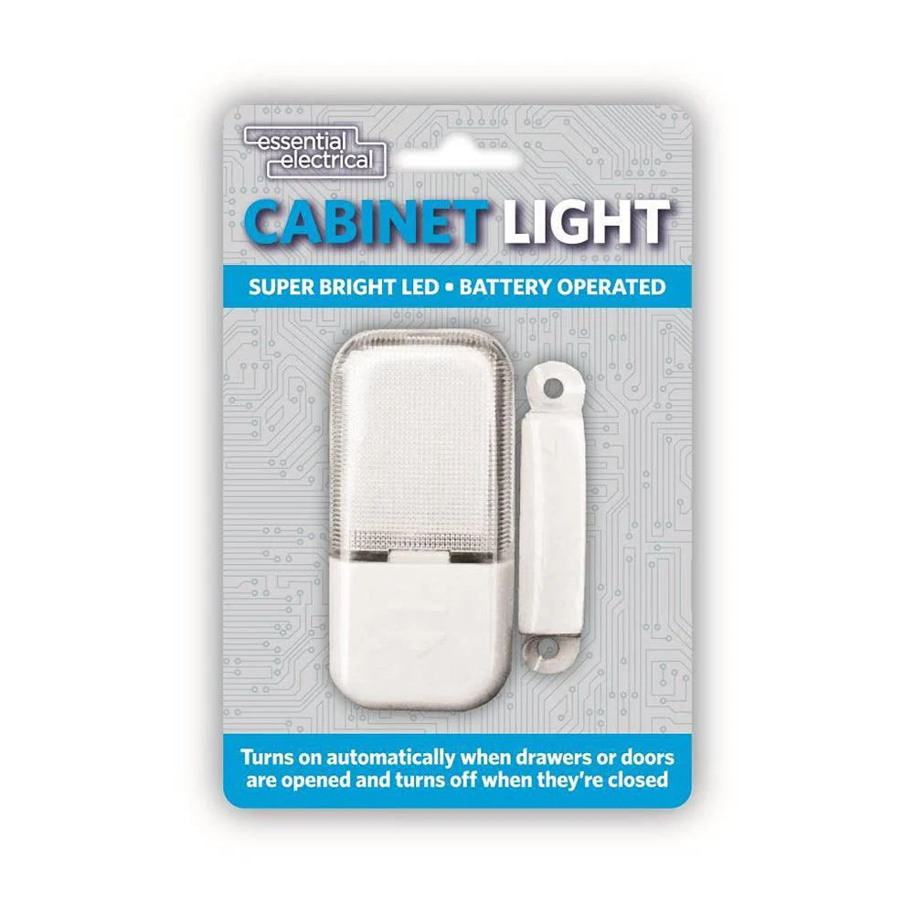Essential Electrical Cabinet Super Bright LED Light | Batteries Included