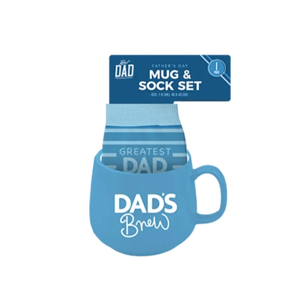 Father's Day Mug & Sock Gift Set | Ceramic Mug & UK 7-11 Socks - Image 2