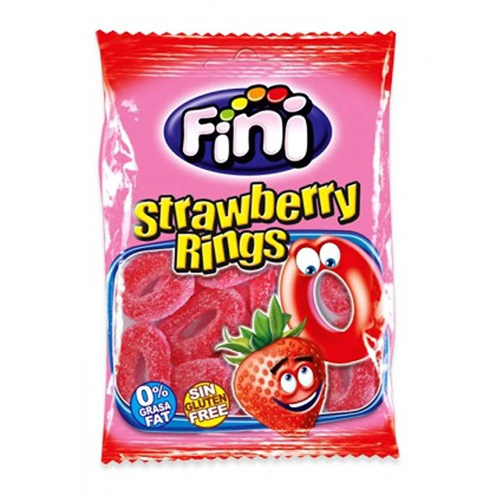 Fini Strawberry Rings | 85g