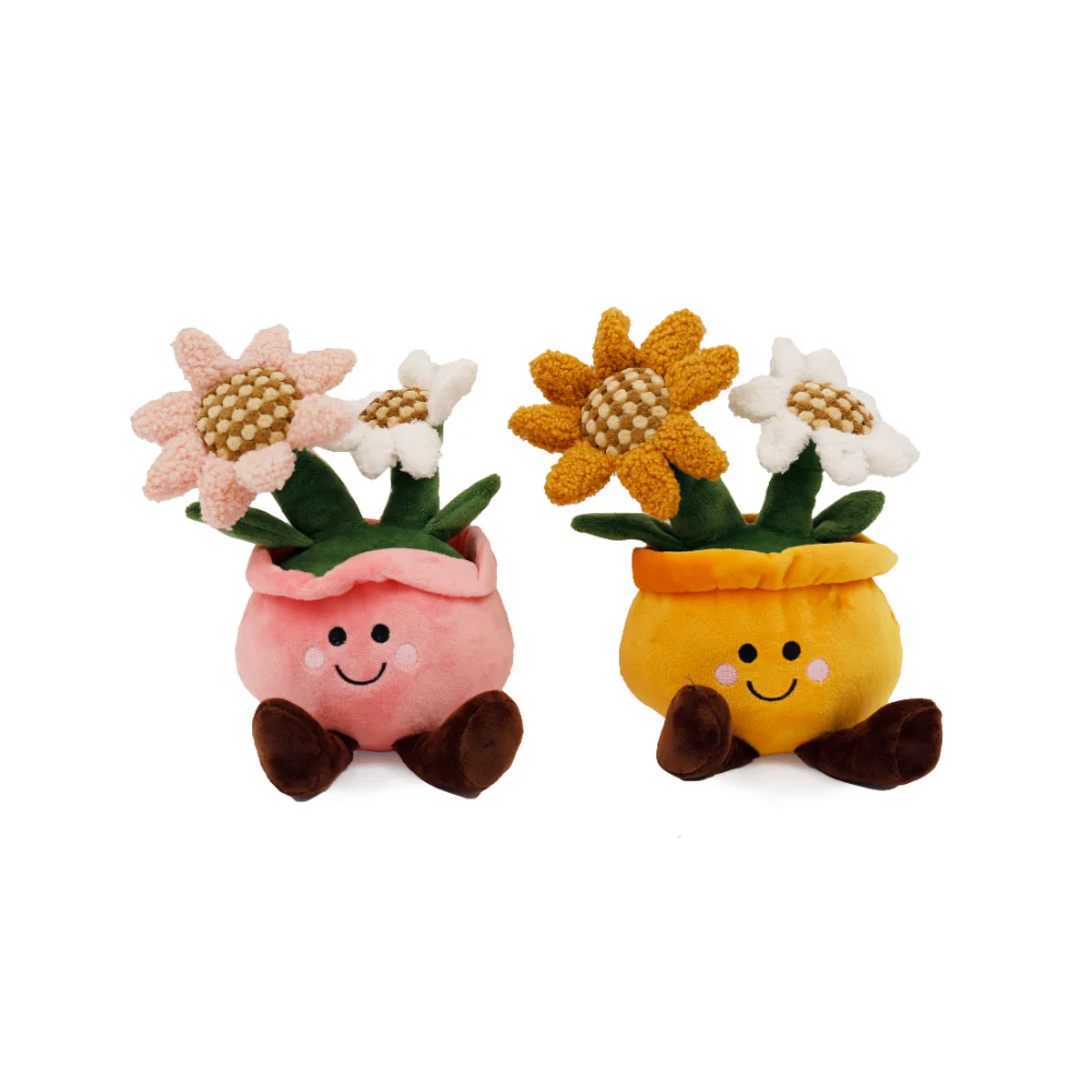 Flower Pot Design Doorstop | 24 cm Height