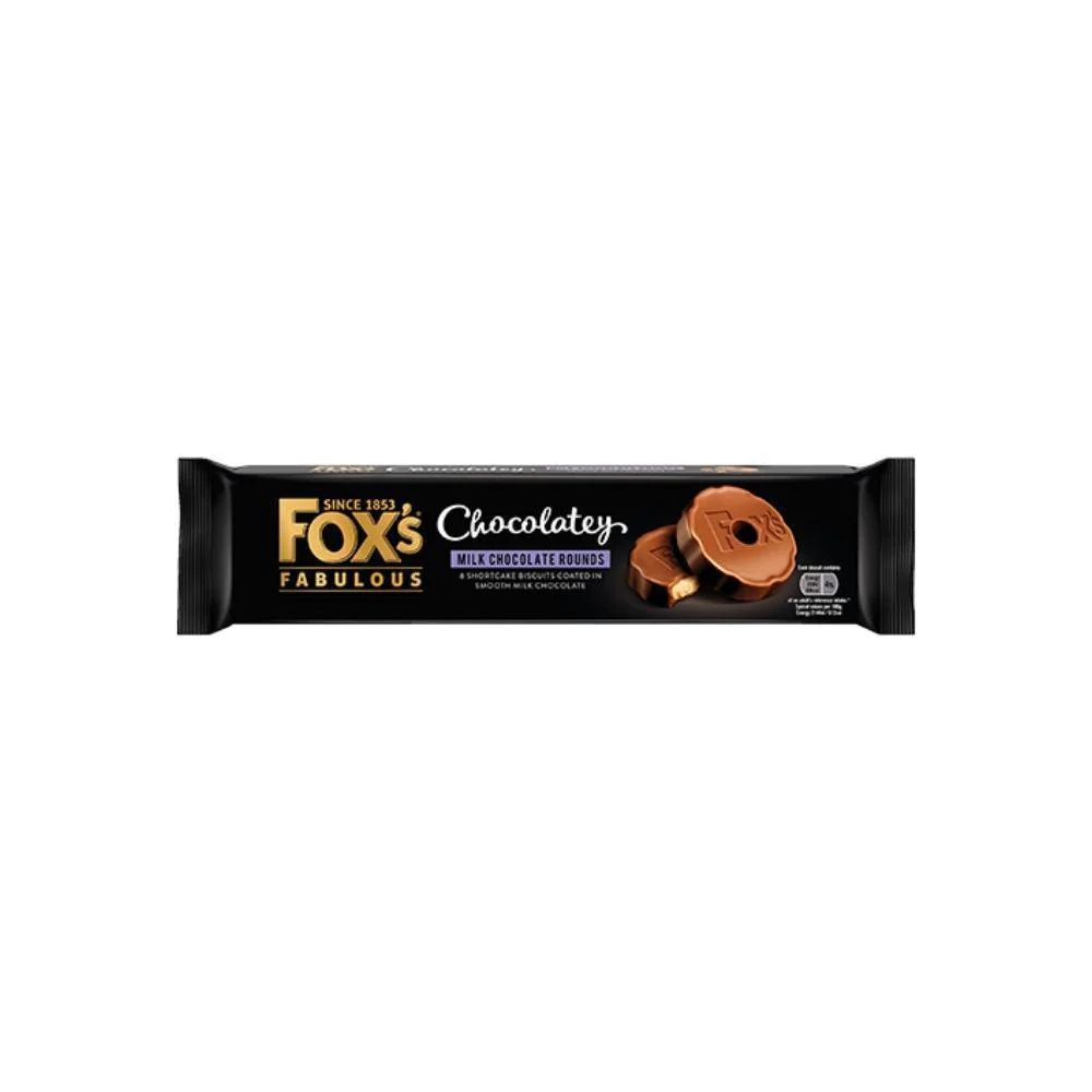 Fox's Chocolatey Shortcake Biscuit Rounds | 130g