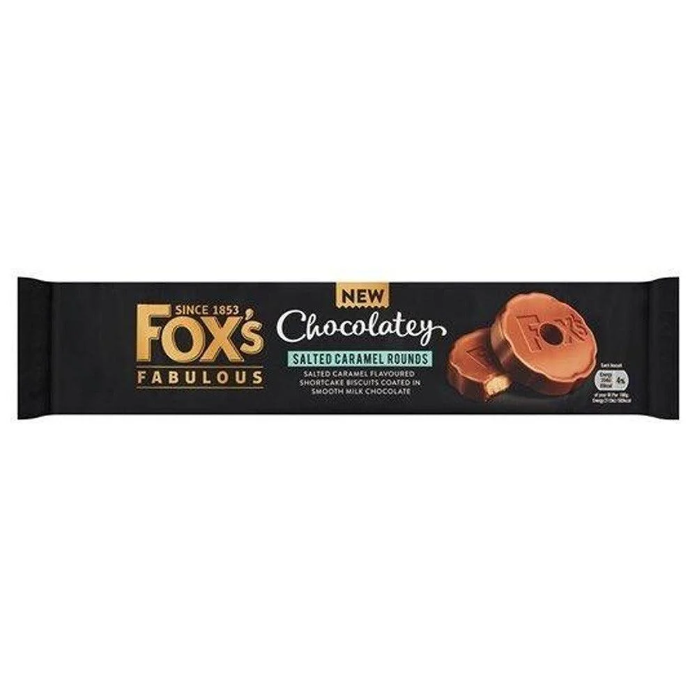 Fox's Salted Caramel Rounds | 130g