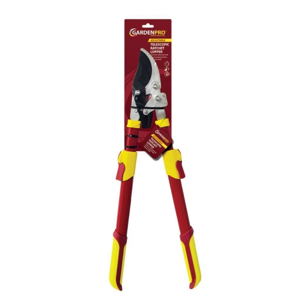 Garden Pro Deluxe Telescopic Ratchet Bypass Lopper