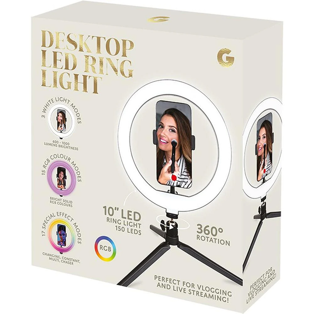 Gifts & Gadgets Desktop LED Ring Light