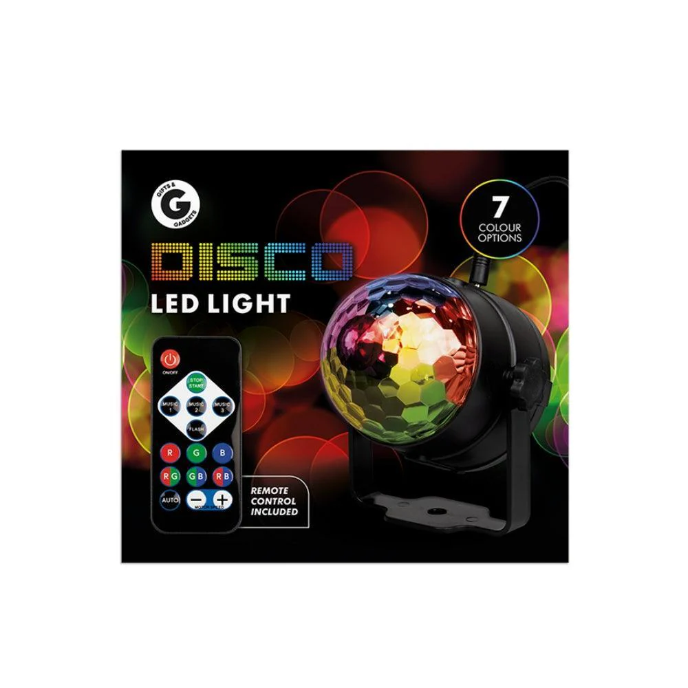 Gifts & Gadgets Disco LED Light | Includes Remote Control & USB Cable - Image 2