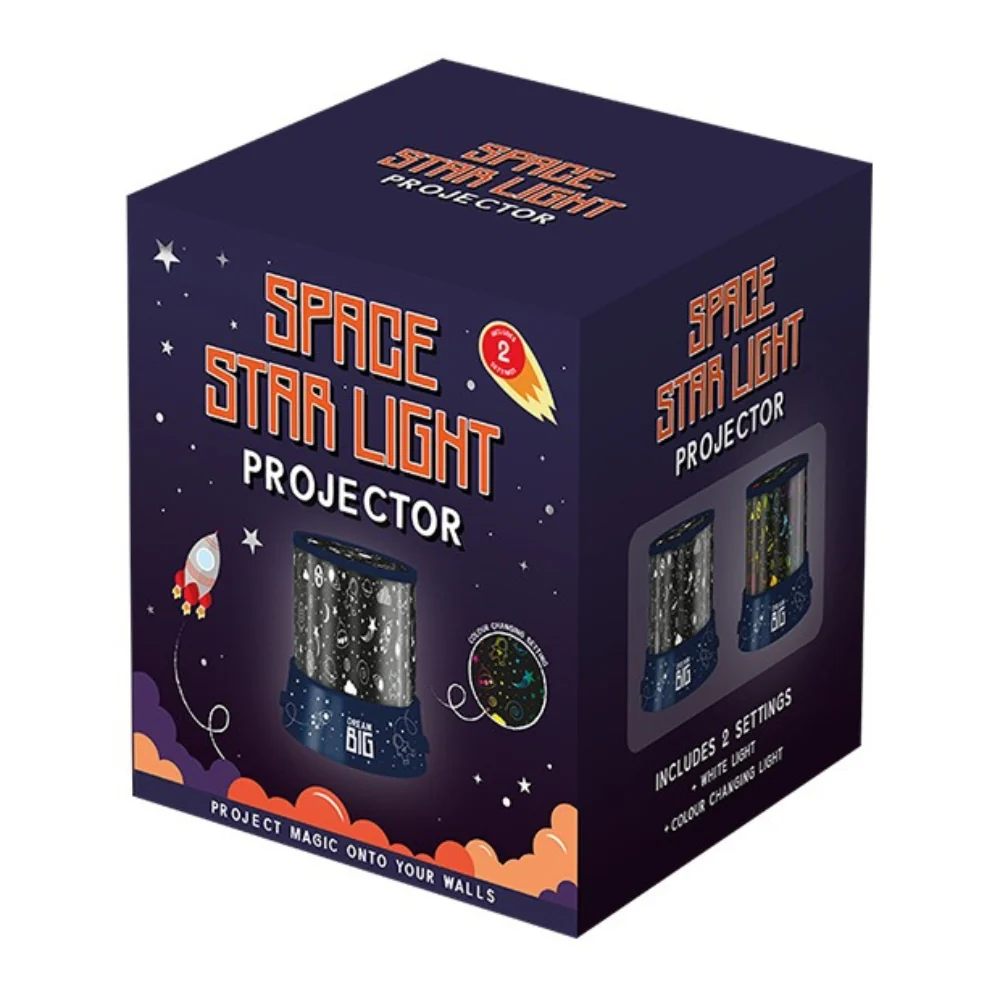 Gifts & Gadgets Night Light Projector Starry Sky | Dual Light Modes - Image 2