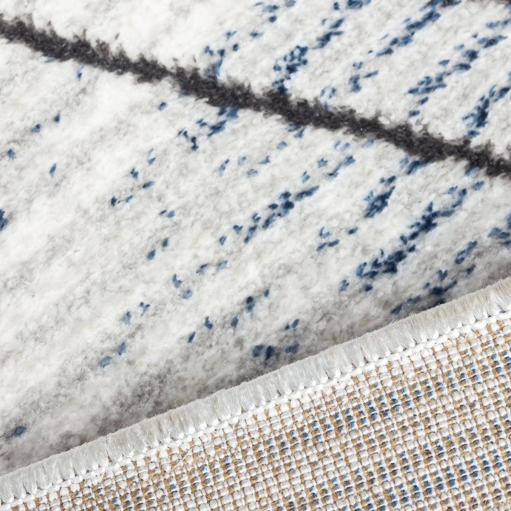 Glitz Art Deco Blue Rug | Modern Geometric Design, Plush Comfort - Image 12