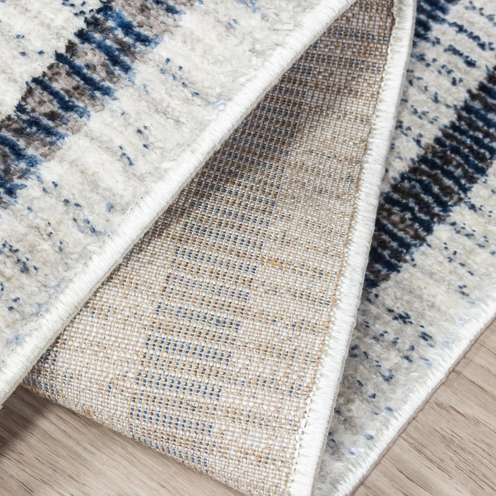 Glitz Art Deco Blue Rug | Modern Geometric Design, Plush Comfort - Image 13