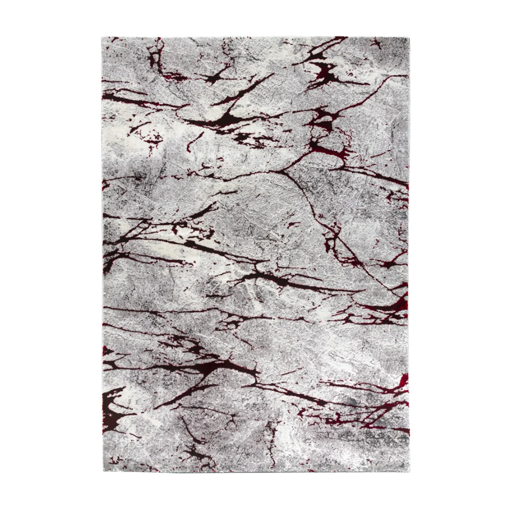 Glitz Marble Red Rug | 120 x 170cm