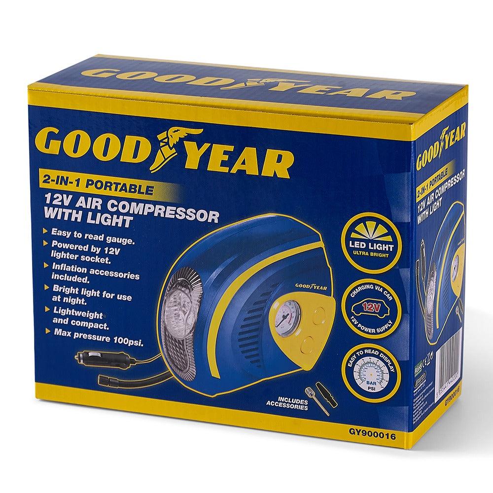 Goodyear Air Compressor | 12V 100psi Compact Design - Image 2