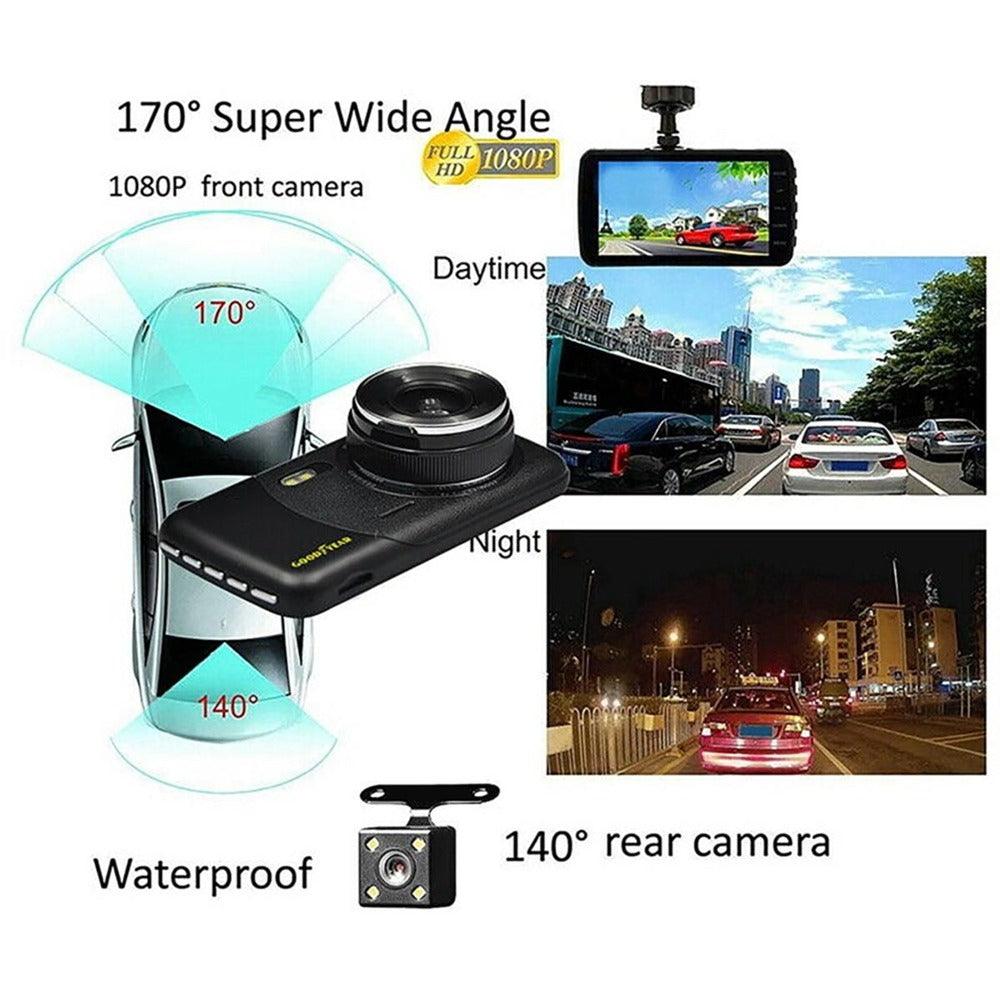 Goodyear Dash Cam with Reverse Camera | Night Vision & Motion Detection - Image 5