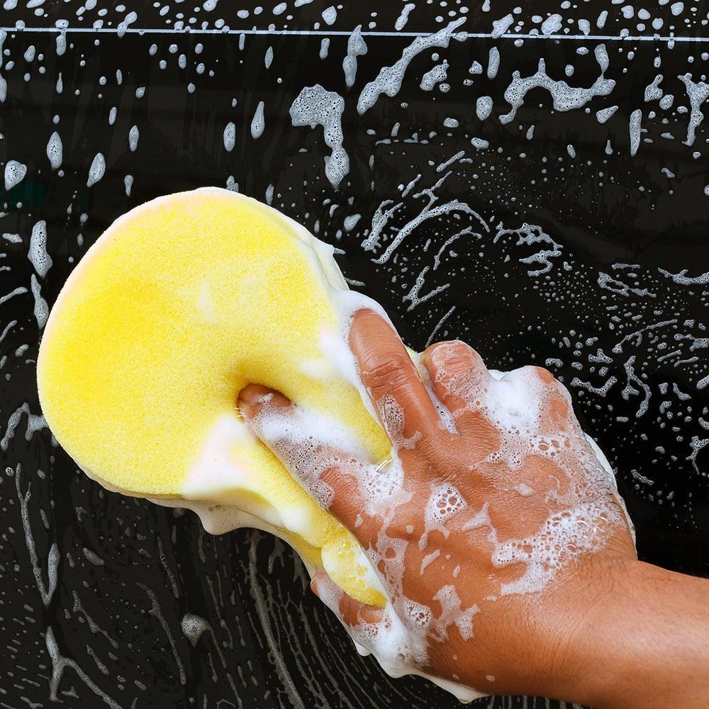 Goodyear Ergonomic High-Density Expanding Sponge | Vibrant Yellow - Image 4