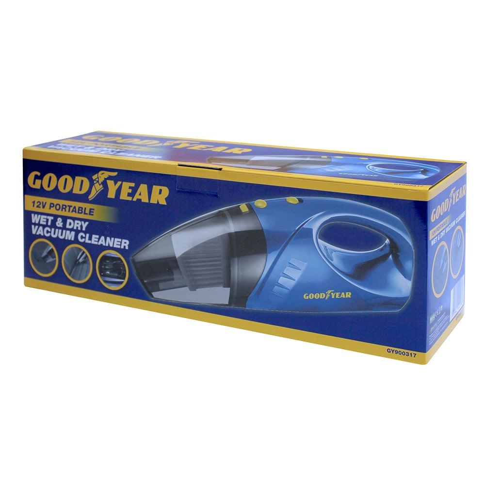 Goodyear Wet & Dry 12V Vacuum Cleaner | Blue Finish & Powerful Suction - Image 2