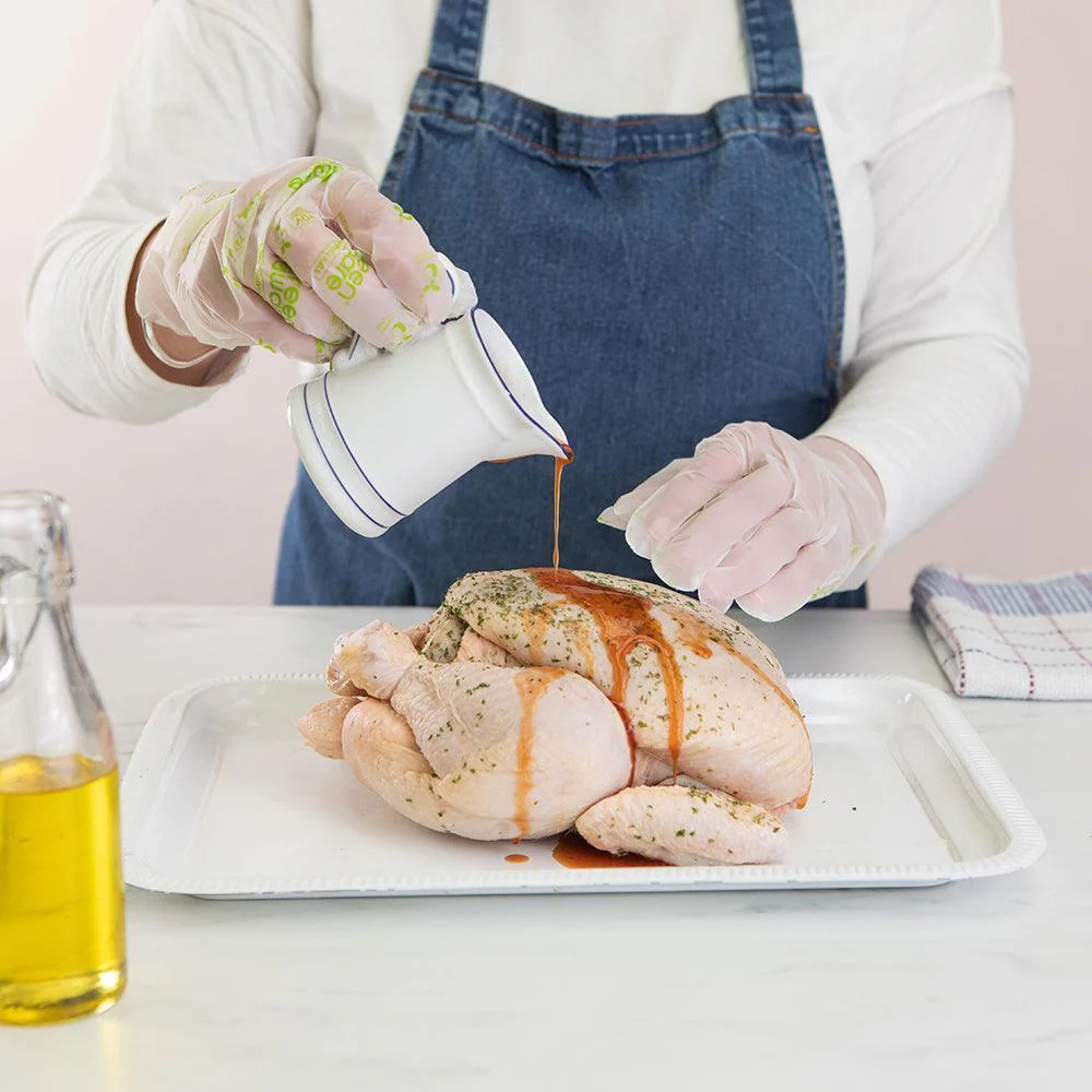 Green Aware Compostable Clear Gloves | Large | 20 Pack - Image 2
