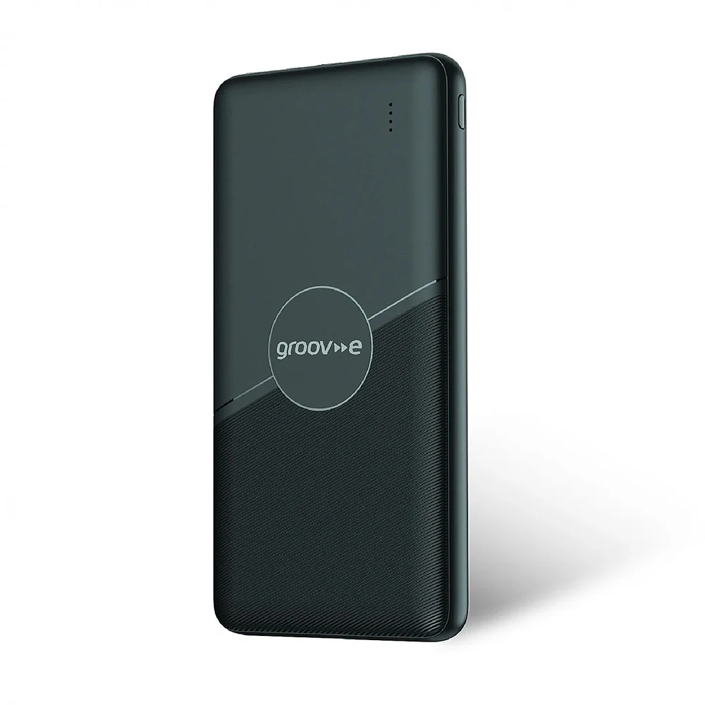 Groov-e 10,000 mAh Power Bank | Fast Charge, 3 Ports, LED Indicators - Image 2