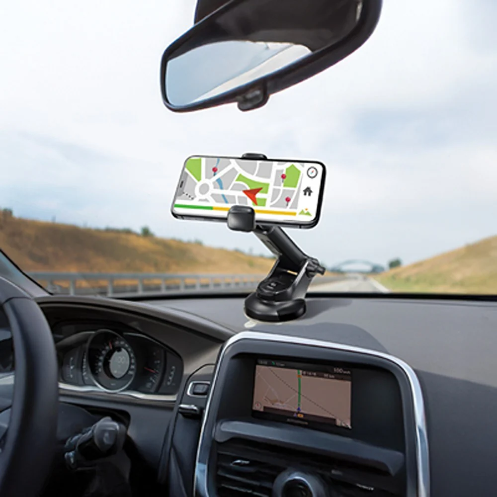 Groov-e Universal Car Window Mount Phone Holder | Telescopic Arm, 360° Rotation - Image 4