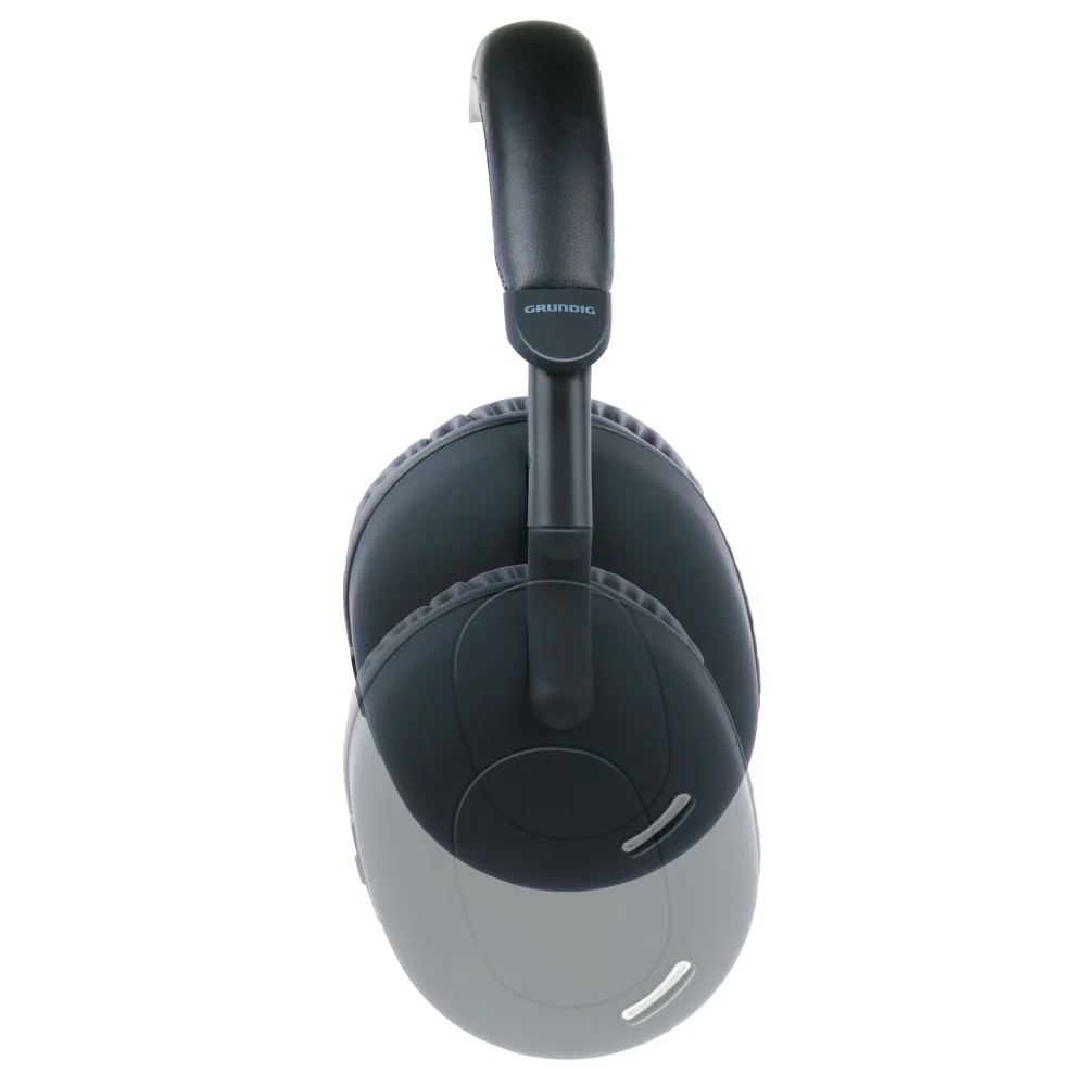Grundig ANC Bluetooth Over-Ear Headphones | Black, Cushioned Earcups - Image 5