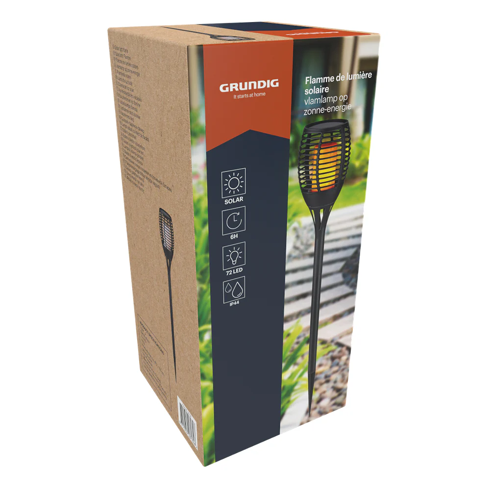 Grundig Solar Light with Flame Effect