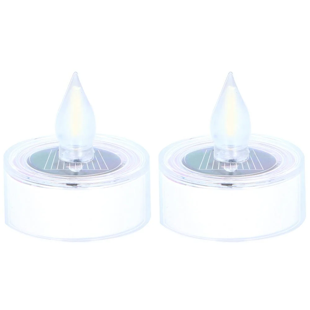 Grundig Solar Tea Light Diameter 5 x 5.5cm | Pack of 2 - Image 3