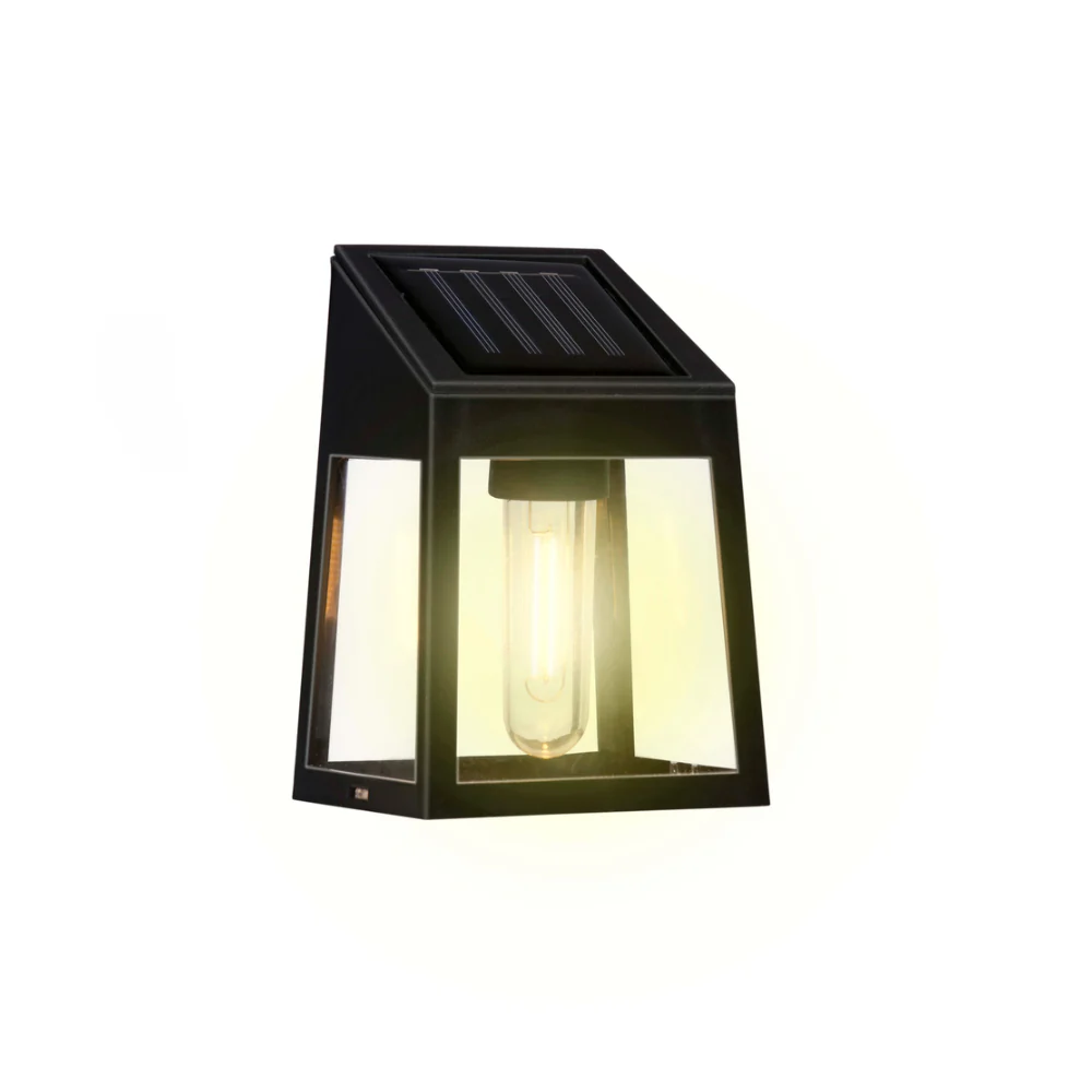 Grundig Solar Wall Lantern Light | Warm White, IP44, Black, 6–8 Hours - Image 3