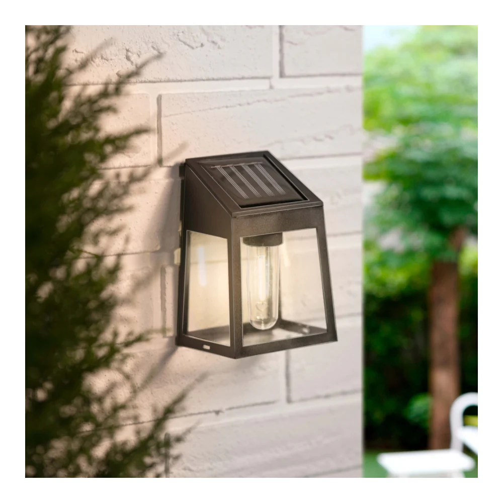 Grundig Solar Wall Lantern Light | Warm White, IP44, Black, 6–8 Hours - Image 4