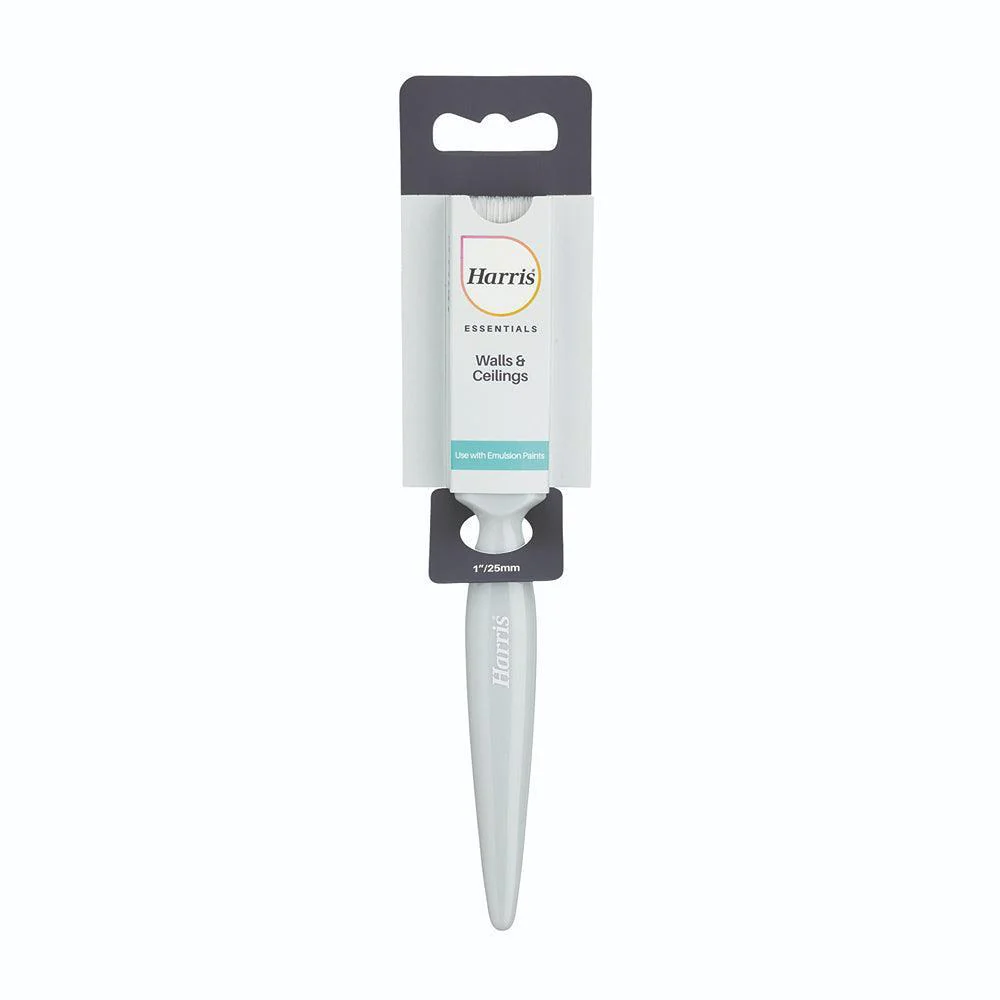 Harris Essentials Wall & Ceiling Paint Brush | 25mm/ 1in