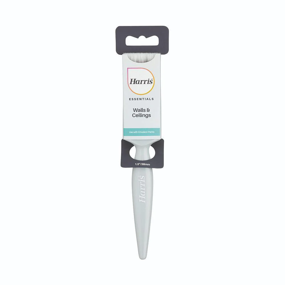 Harris Essentials Wall & Ceiling Paint Brush | 38mm/1.5in
