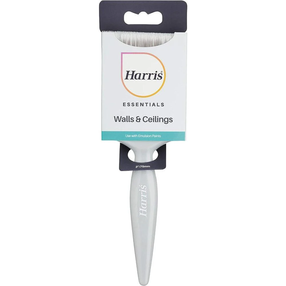 Harris Essentials  Walls & Ceilings Paint Brush | 75mm/3in - Image 2