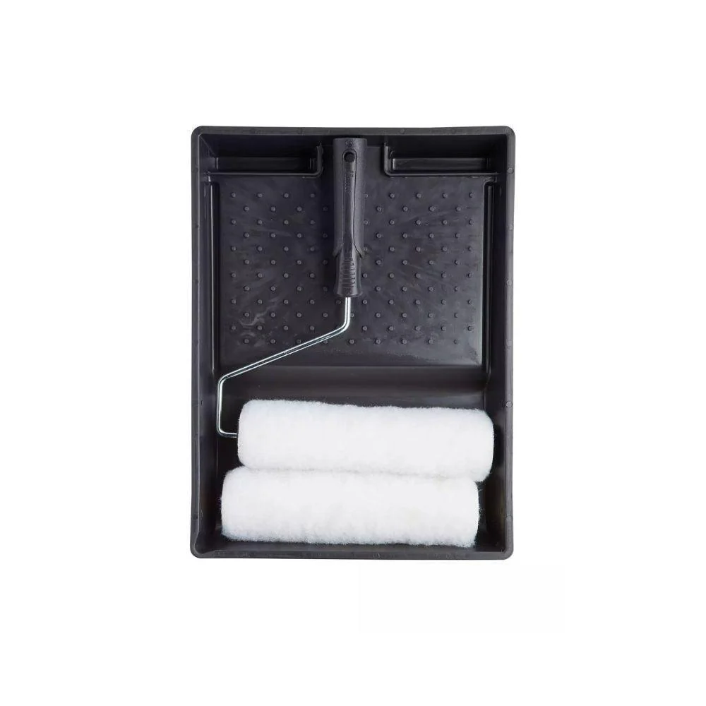 Harris Essentials Walls And Ceilings Twin Sleeve Roller Set | 9in - Image 2