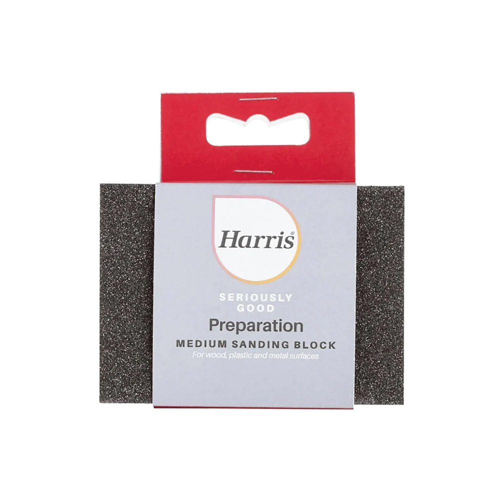 Harris Seriously Good Medium Sanding Block | Wood, Plastic & Metal