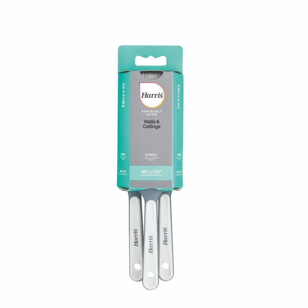 Harris Seriously Good Wall & Ceiling Paint Brush | Pack of 3