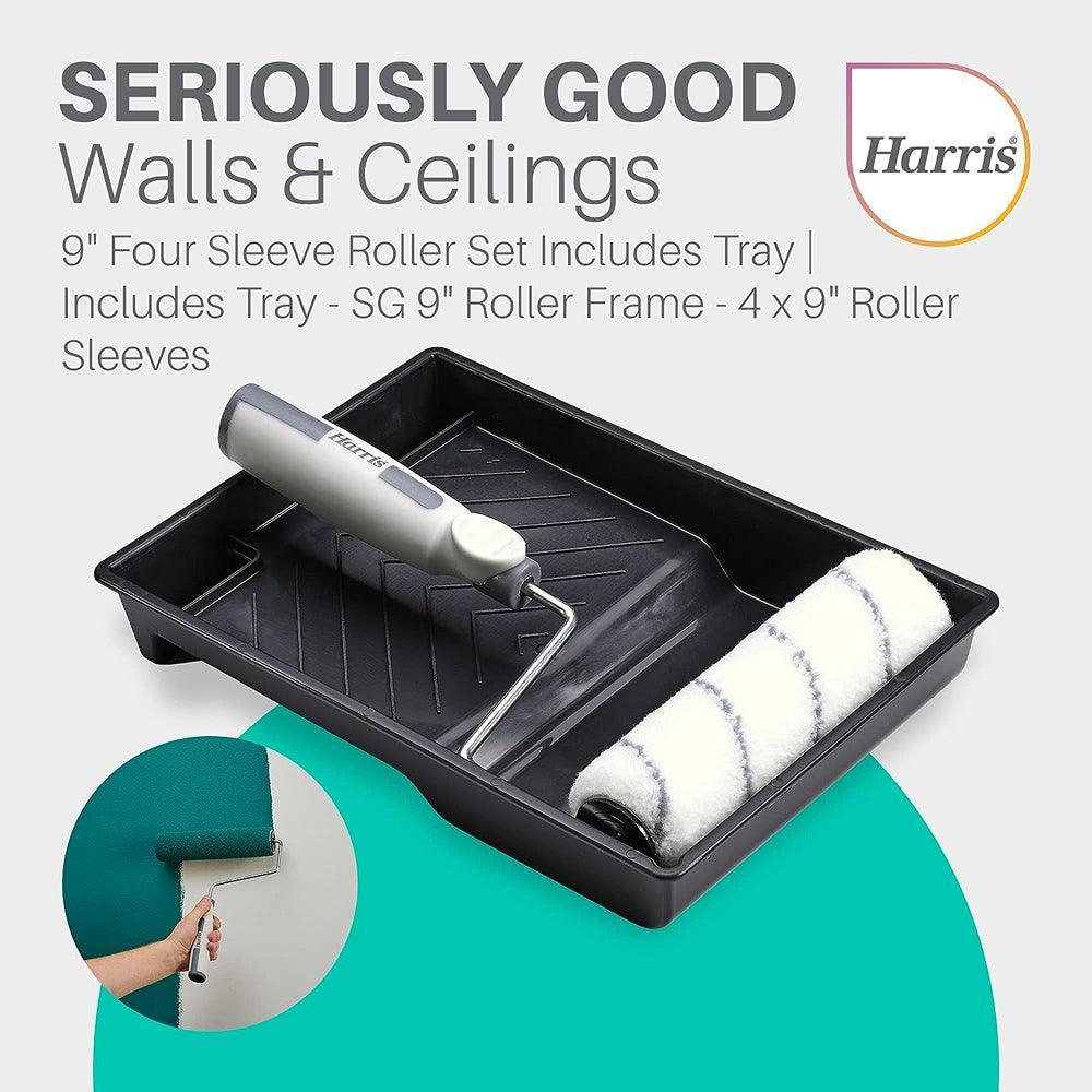 Harris Seriously Good Walls & Ceilings Sleeve Set | 9in| Pack of 4 - Image 4