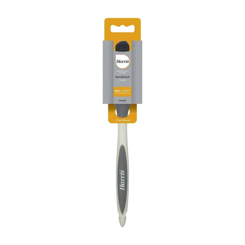 Harris Seriously Good Woodwork Gloss Round Paint Brush | 21mm