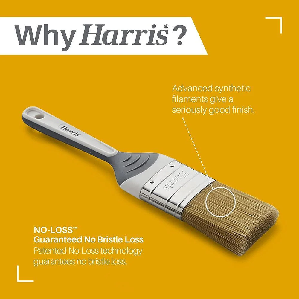 Harris Seriously Good Woodwork Stain & Varnish Paint Brush | Pack of 3 - Image 4
