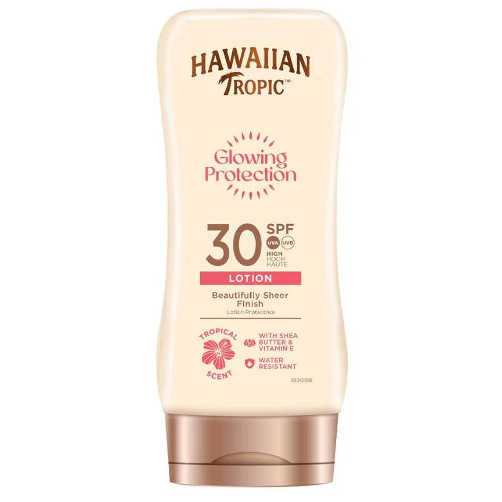 Hawaiian Tropic Glowing Protection Sunscreen Lotion | SPF 30