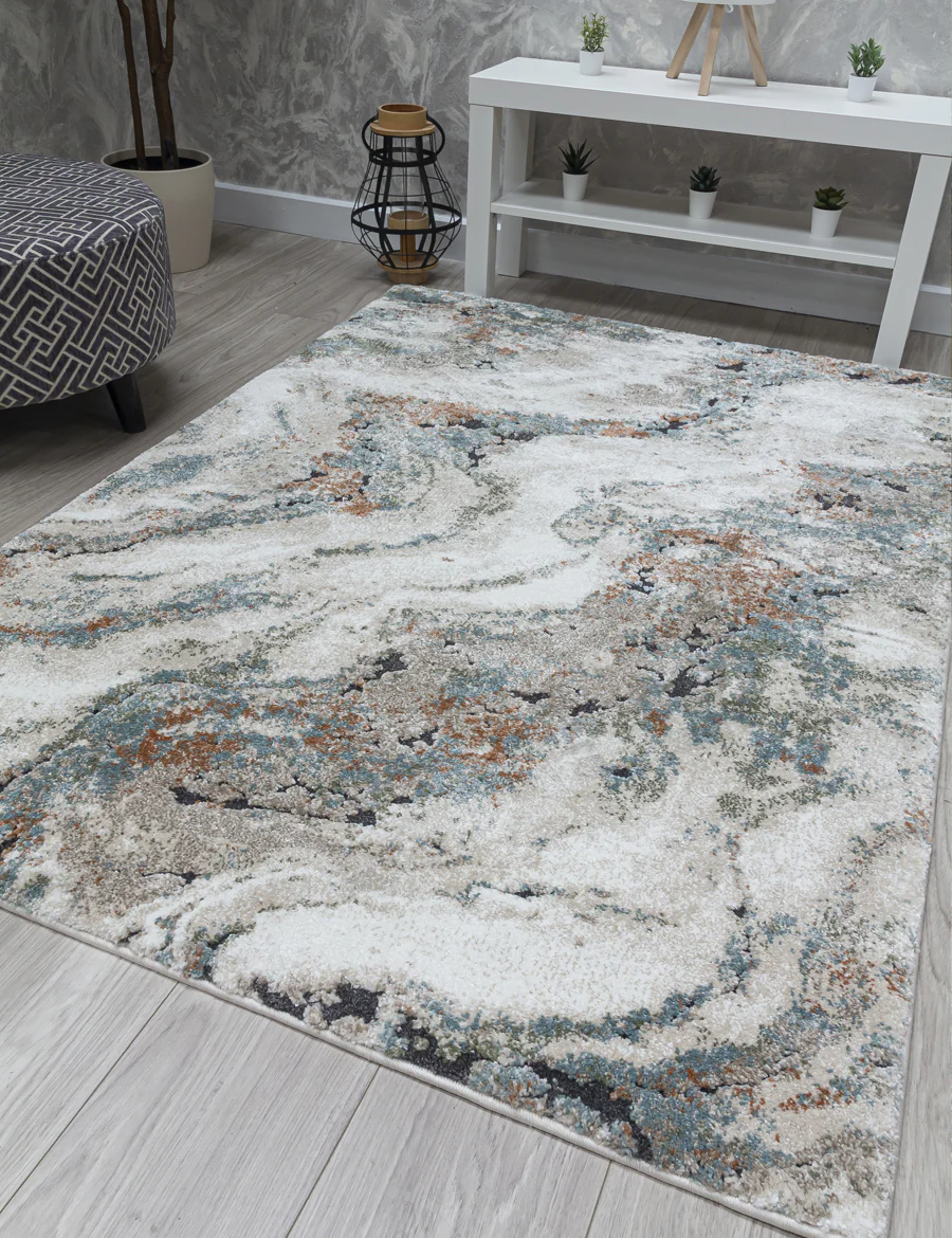 Hometrends Astoria Seascape Rug | 120x170cm - Image 3