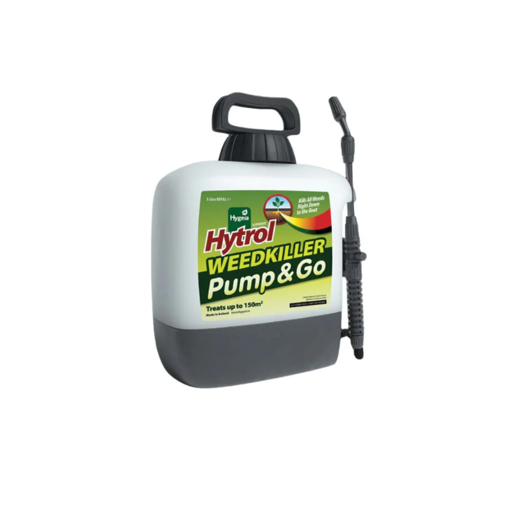 Hygeia Hytrol Pump & Go Ready to Use Weedkiller | 5L, Treats 150m²