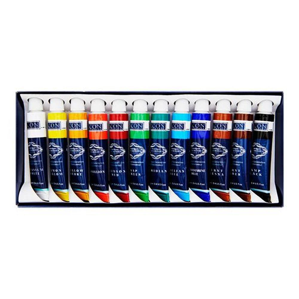 Icon Art & Craft Superior Quality Watercolour Paints | 12 x 12ml - Image 3