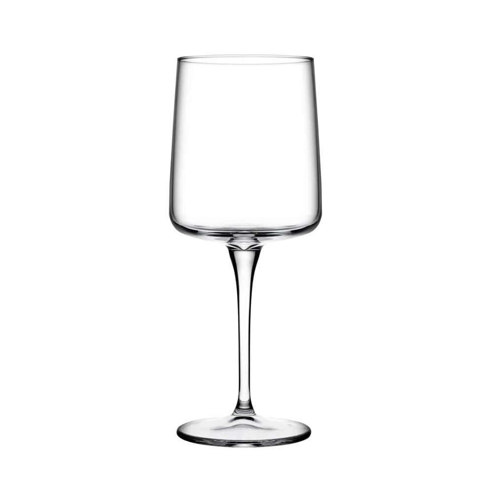 Iconic Red Wine Glass Set of 6 | 45cl Tall Clear Stemmed Goblets