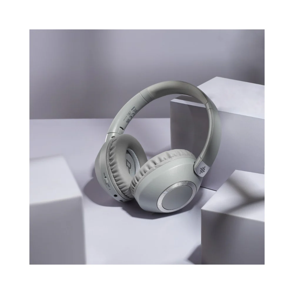 Intempo Noise Cancelling Headphones | Grey, Lightweight, Adjustable Headband - Image 4