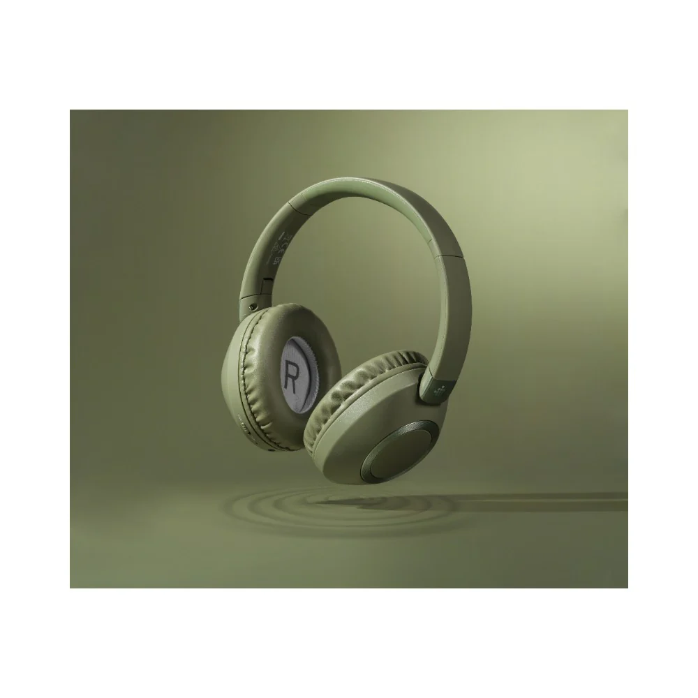 Intempo Noise Isolating Closed-Back Headphones | Matte Sage Green - Image 4